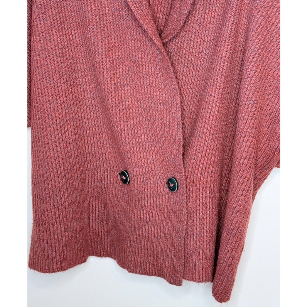 CAbi Rust Open-Front Ribbed Shrug - Picture 5 of 8